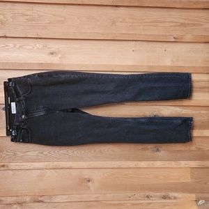 Abercrombie & Fitch Dark Gray Straight Leg Jeans